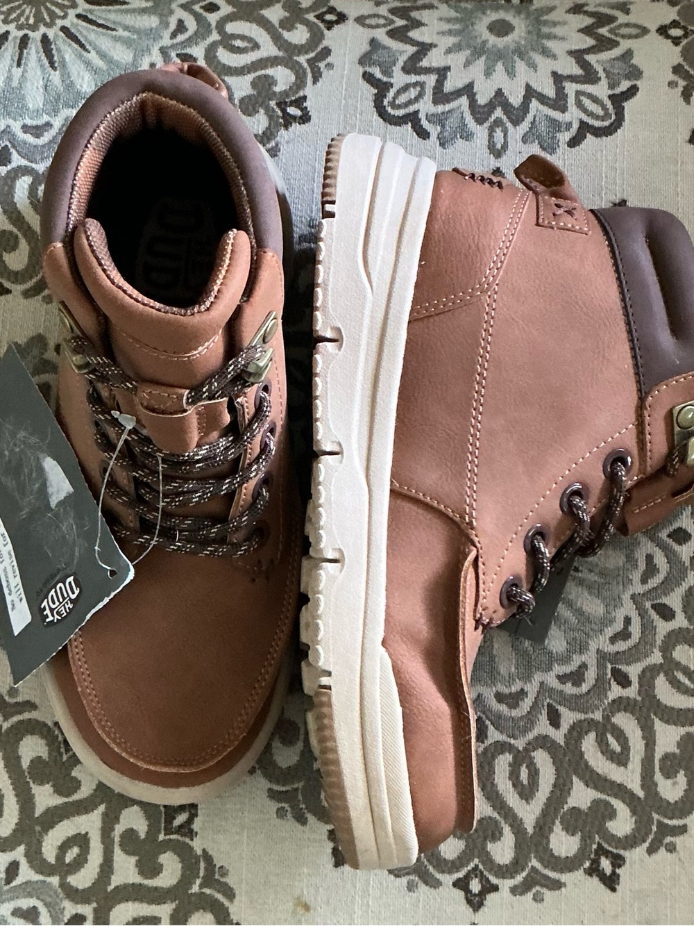 Kids Hey Dude Work Boots size !3C - New with tags